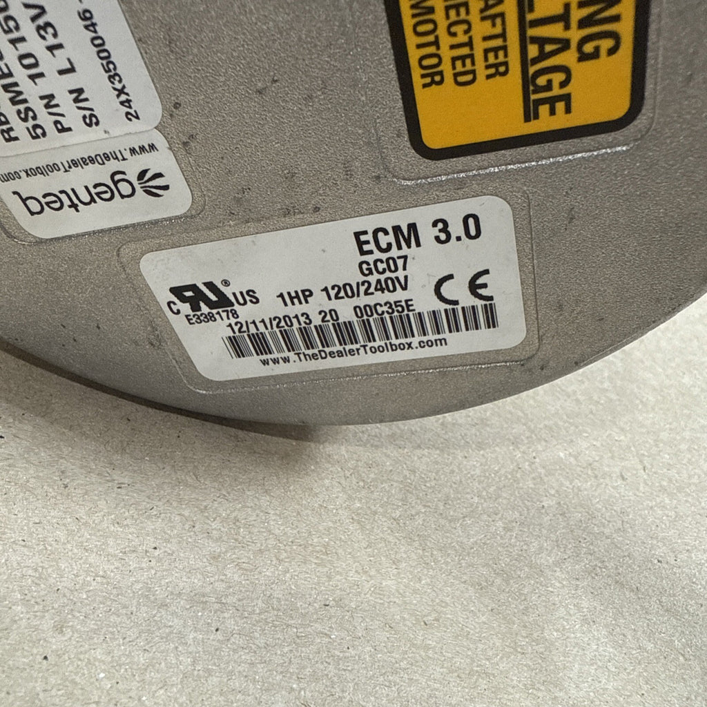 TESTED Genteq ECM 3.0 Blower Motor 5SME39SXL3032 1HP 101564-02 GC07 (MT2)