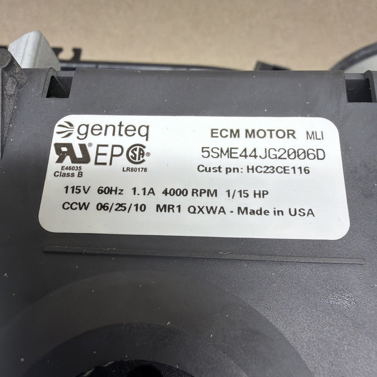✅ Carrier 5SME44JG2006D HC23CE116 PHC23CE116 Draft Inducer Assembly