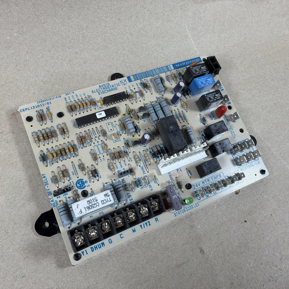 TESTED🔥 Carrier Bryant HK42FZ033 CEBD431011-01B Furnace Circuit Board
