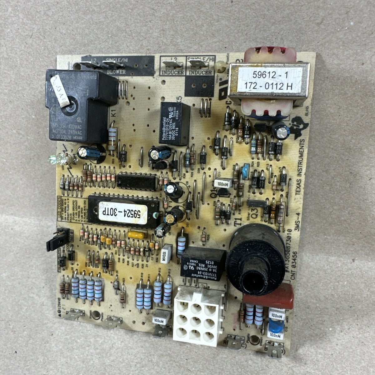 CNT03458 / 59612-1  / X13650875010   Control Circuit Board HVAC.  59524-3 (N47)