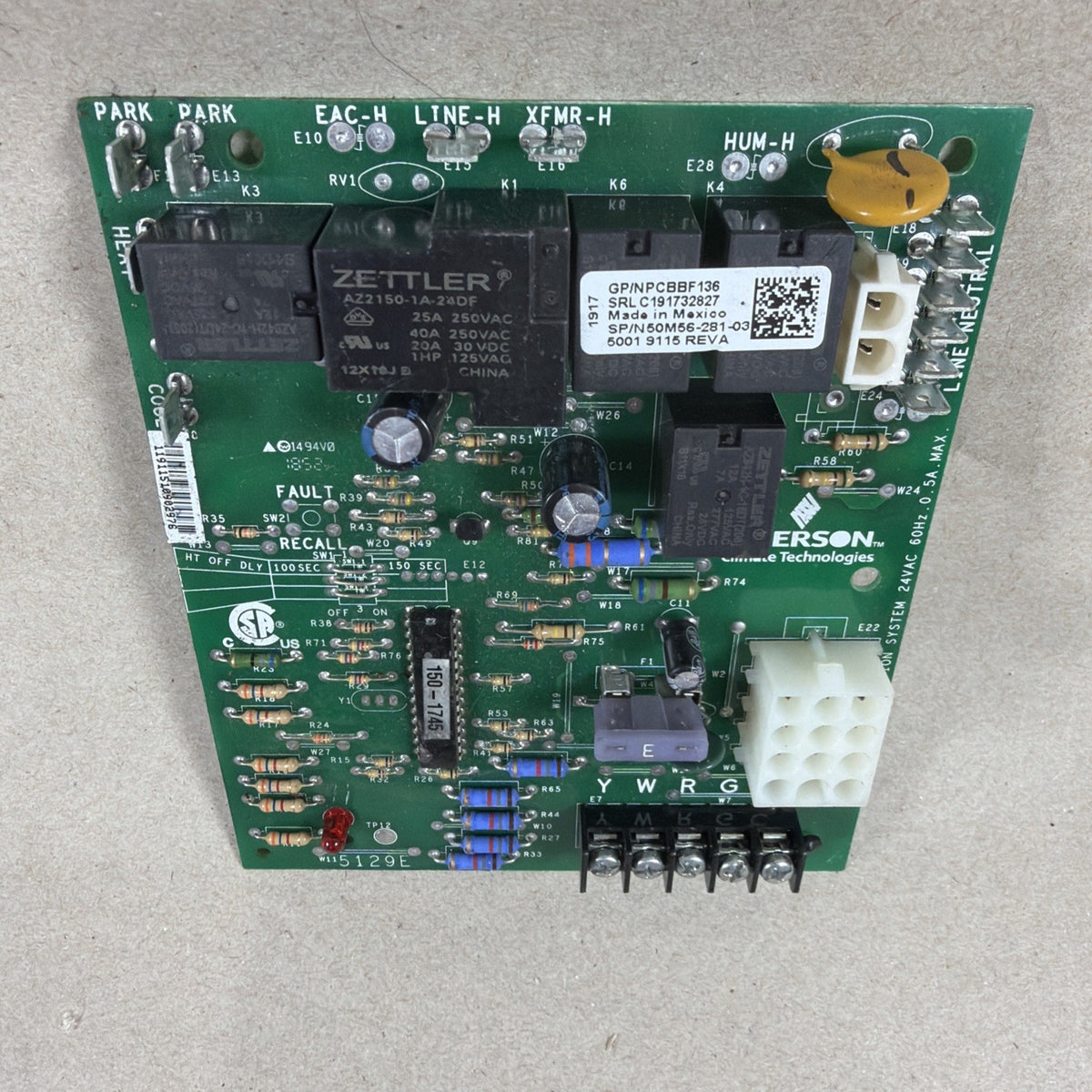 TESTED🔥 Goodman Amana Emerson PCBBF136 Furnace Circuit Board 50M56-281-03