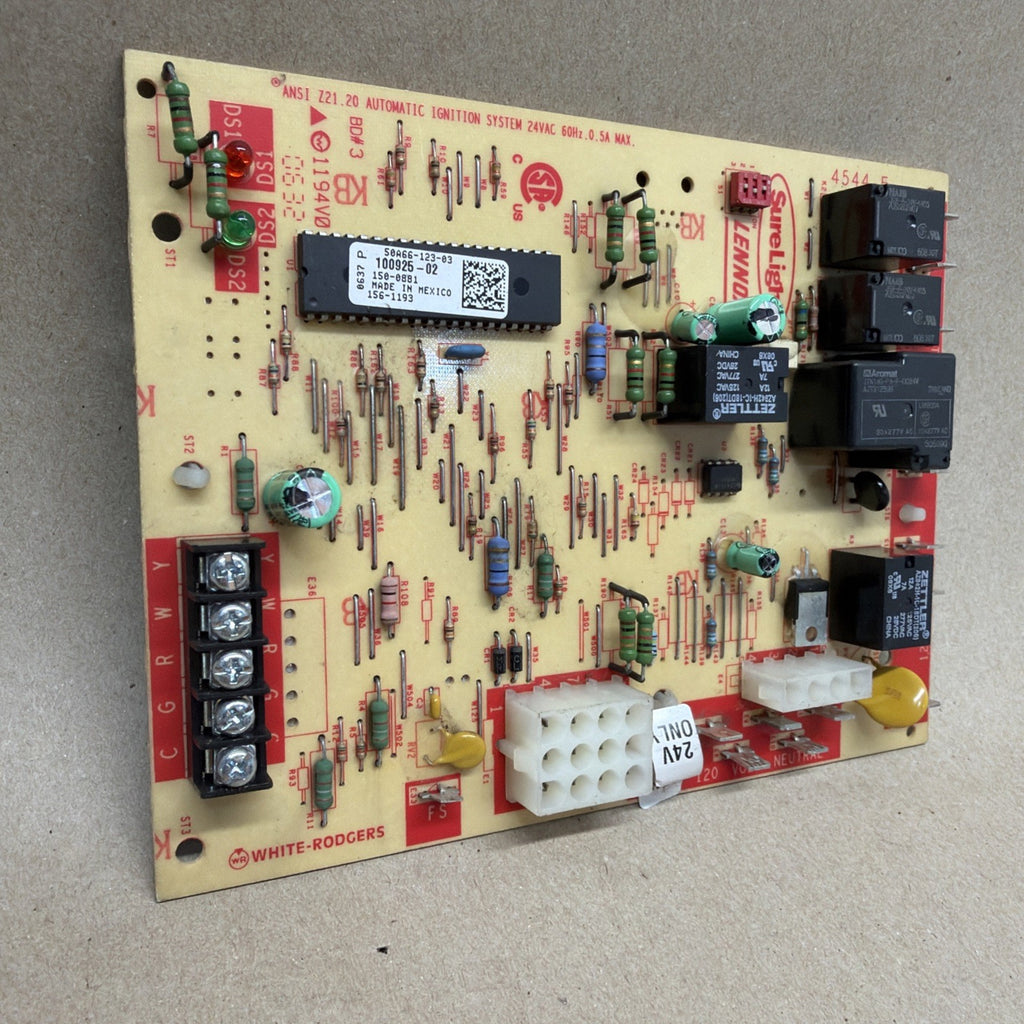 TESTED✅  Lennox 50A66-123-04 Furnace Control Circuit Board 100925-02