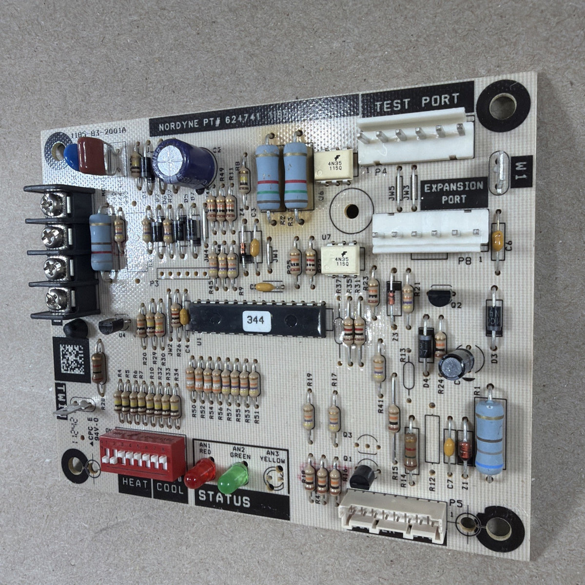 TESTED🔥🔥. Furnace Control Circuit Board 1185-83-2001A Nordyne 624741 (D16)