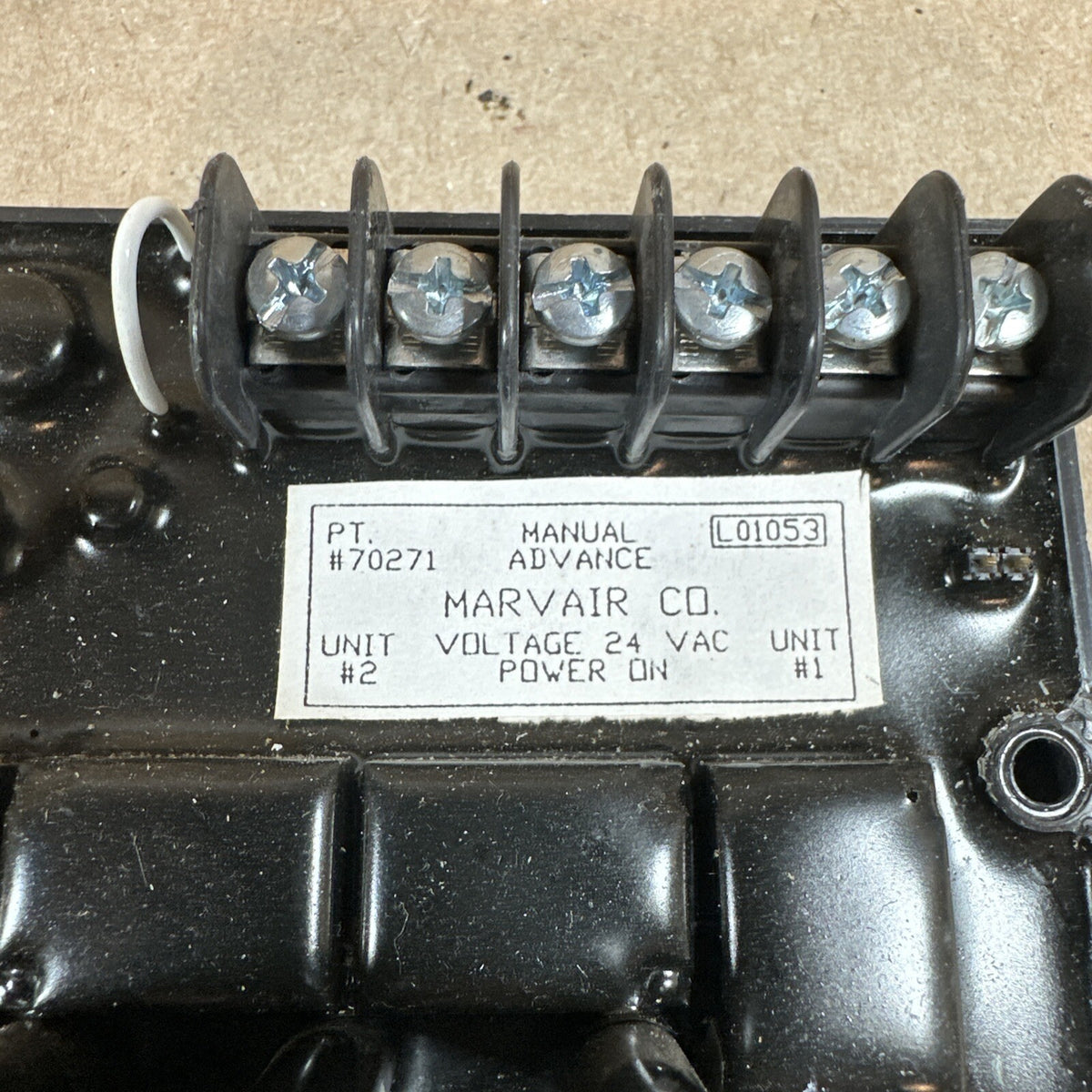 Marvair PN # 70271 Solid State Dual Control For Lead Lag Controller.   (A169)