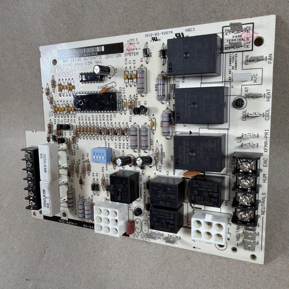 🔥 Rheem 62-24084-02 Integrated Furnace Control 1012-920A-1 1012-83-9207A
