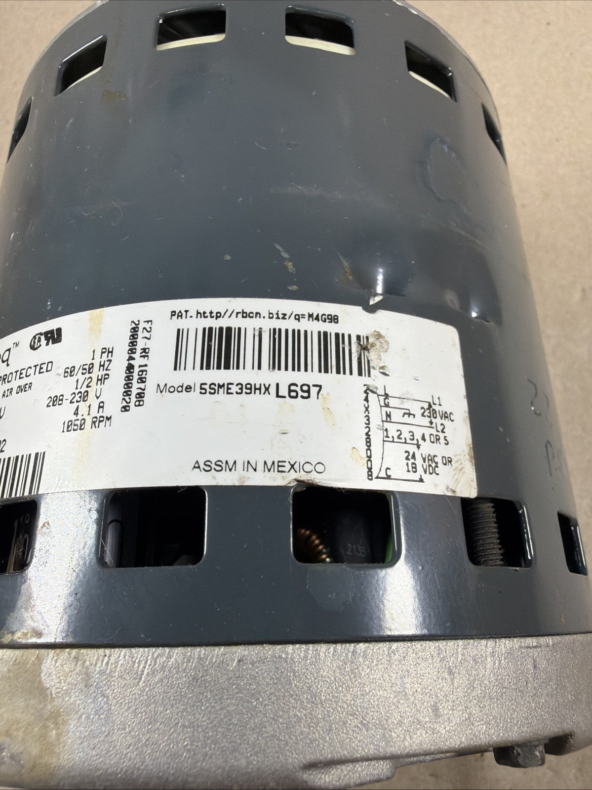TESTED🔥 Genteq X13 HW19 (2022) Motor Module 1/2HP 230V 5SME39HXL697 (N9)
