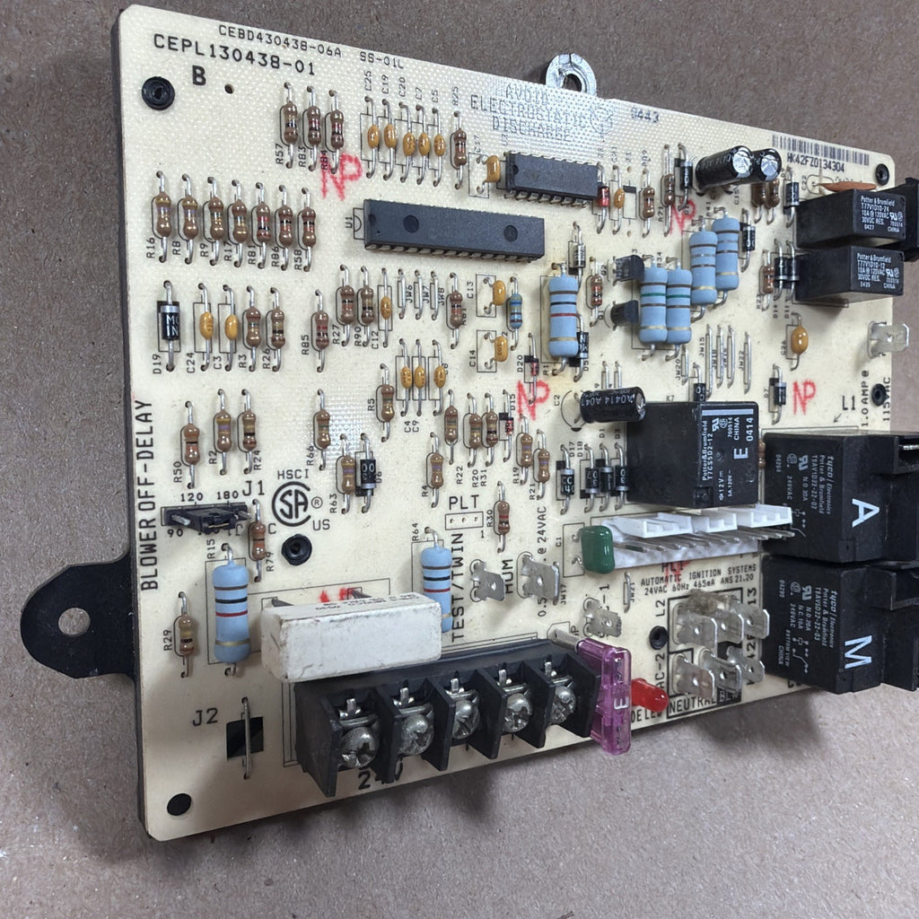🔥🔥 Carrier Bryant CEPL130438-01 Control Circuit HK42FZ013 CEBD430438-06A