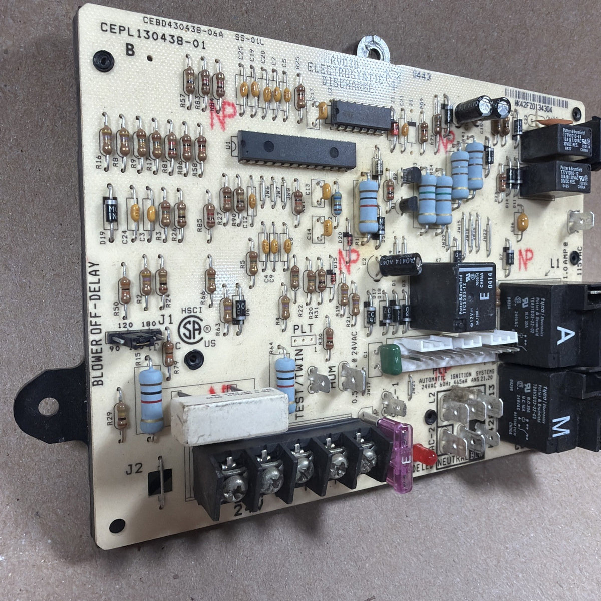🔥🔥 Carrier Bryant CEPL130438-01 Control Circuit HK42FZ013 CEBD430438-06A