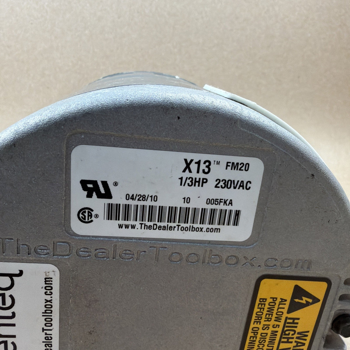 TESTED🔥 GENTEQ X13 ECM BLOWER MOTOR 5SME39DXL161 1/3HP 430482 FM20 X13