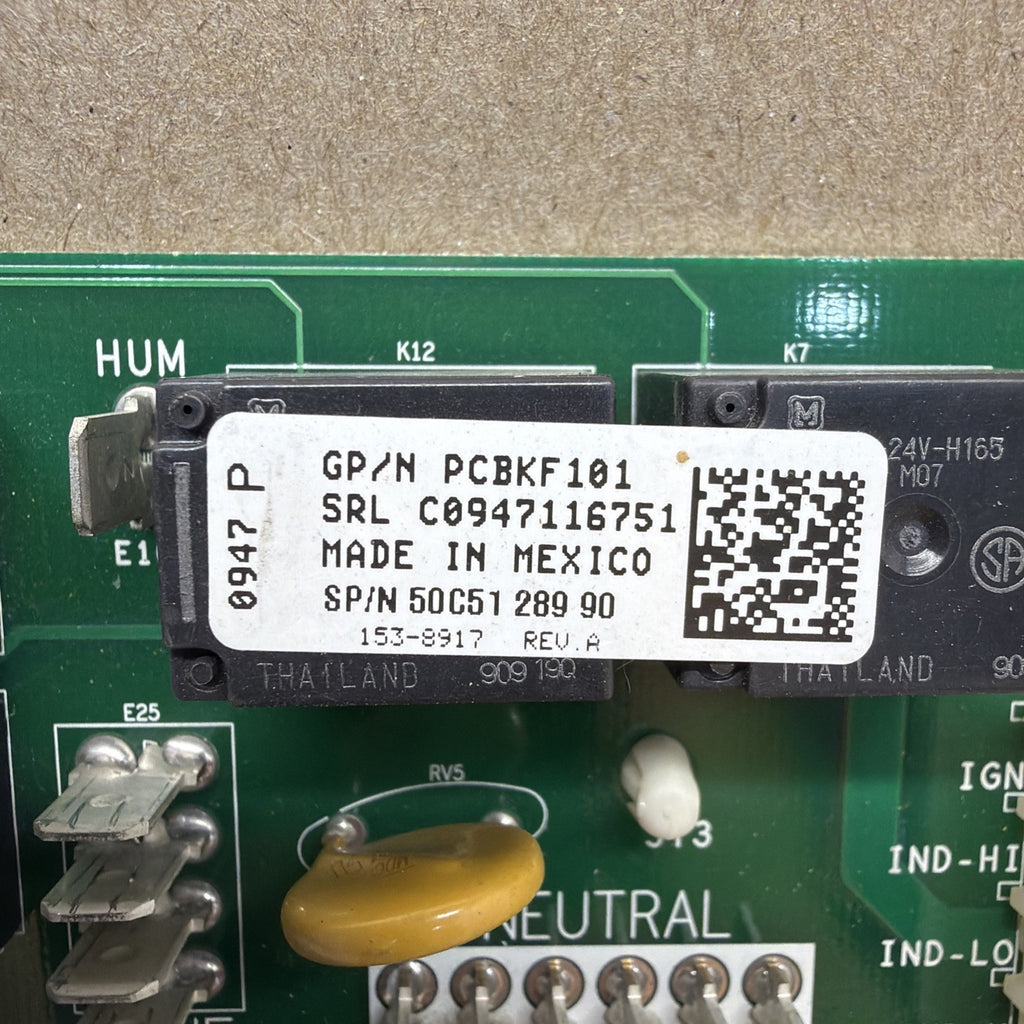 ✅ Goodman Amana White Rodgers PCBKF101 Furnace Control Circuit Board 50C51-289
