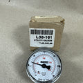 Weiss Instruments L38-161, Utility Pressure Gauge, 0-30 kPa, TL20-030-8B