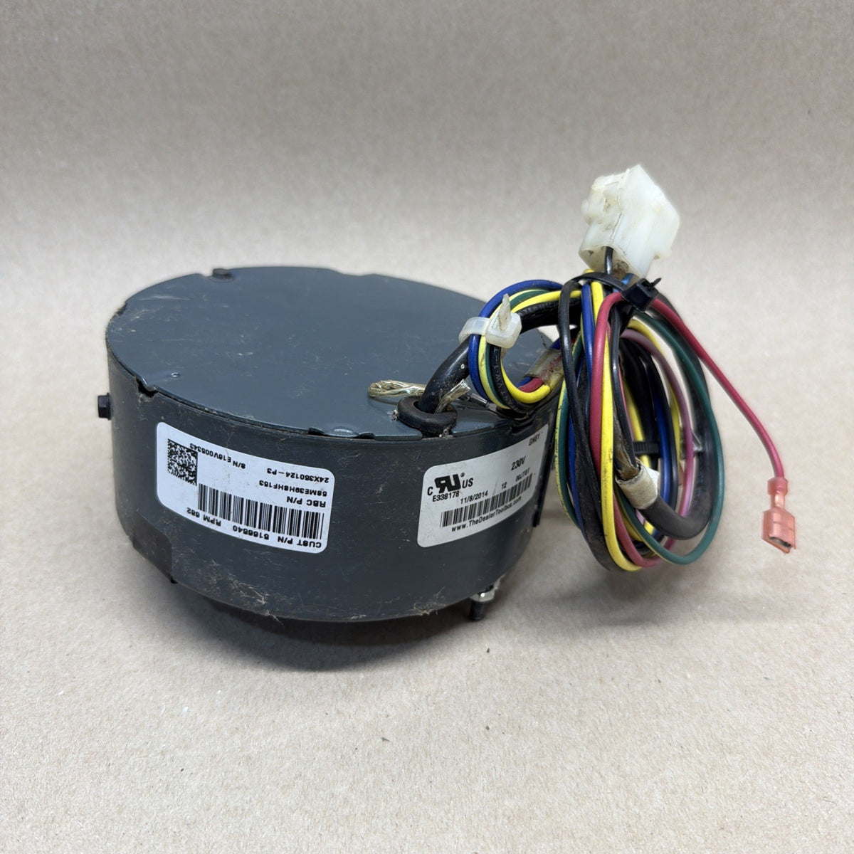 TESTED✅ GE ECM 5166540 230V ECM 142R Blower Motor GN01 5SME39HSHF153