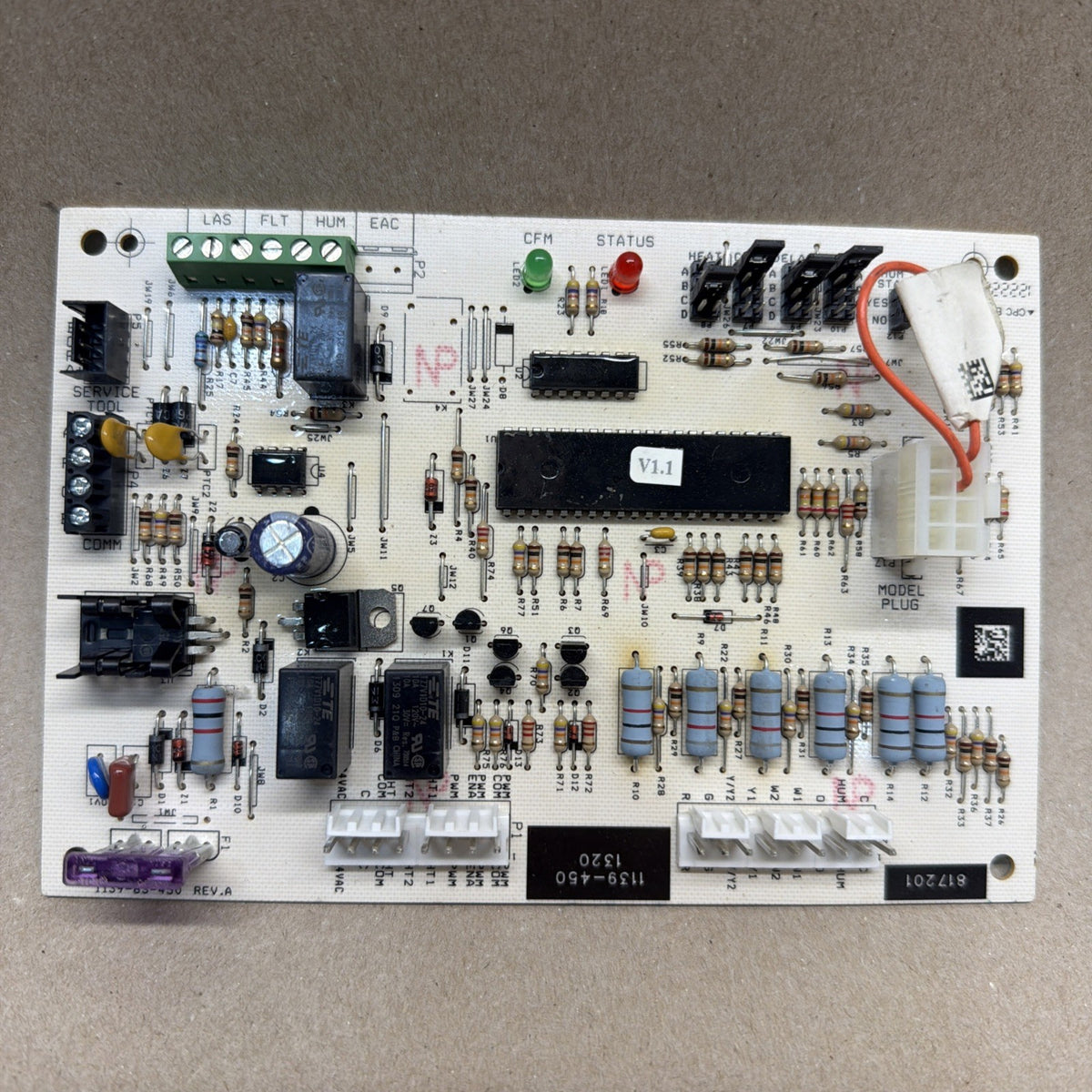 TESTED✅ York indoor furnace control board 1139-83-450 1139-450. 817201