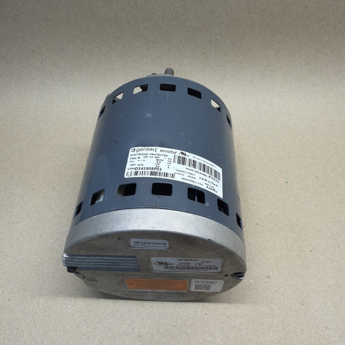 🔥 Genteq ensite 5SCA39KLP7015 ECM Blower Motor 3/4HP 120V 1PH D346724A05 KF02