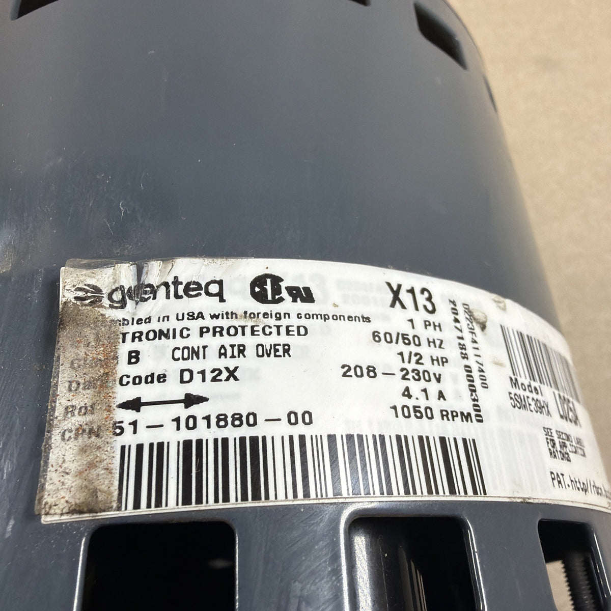 TESTED🔥 GE Genteq ECM X13 1/2 HP Blower Motor 5SME39HXL025A   230V FM19