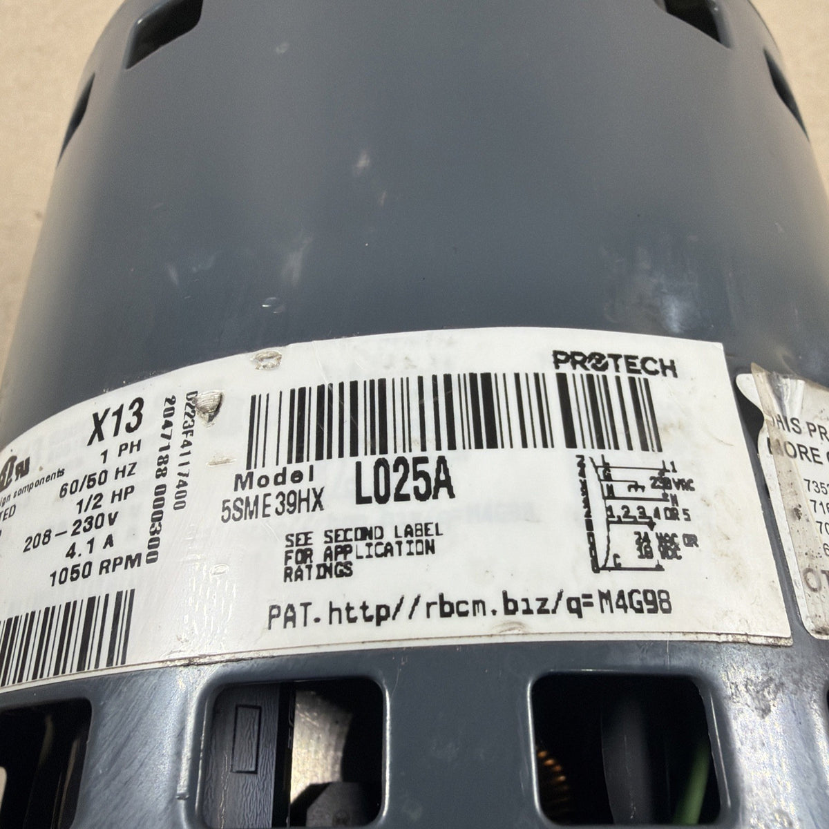 TESTED🔥 GE Genteq ECM X13 1/2 HP Blower Motor 5SME39HXL025A   230V FM19