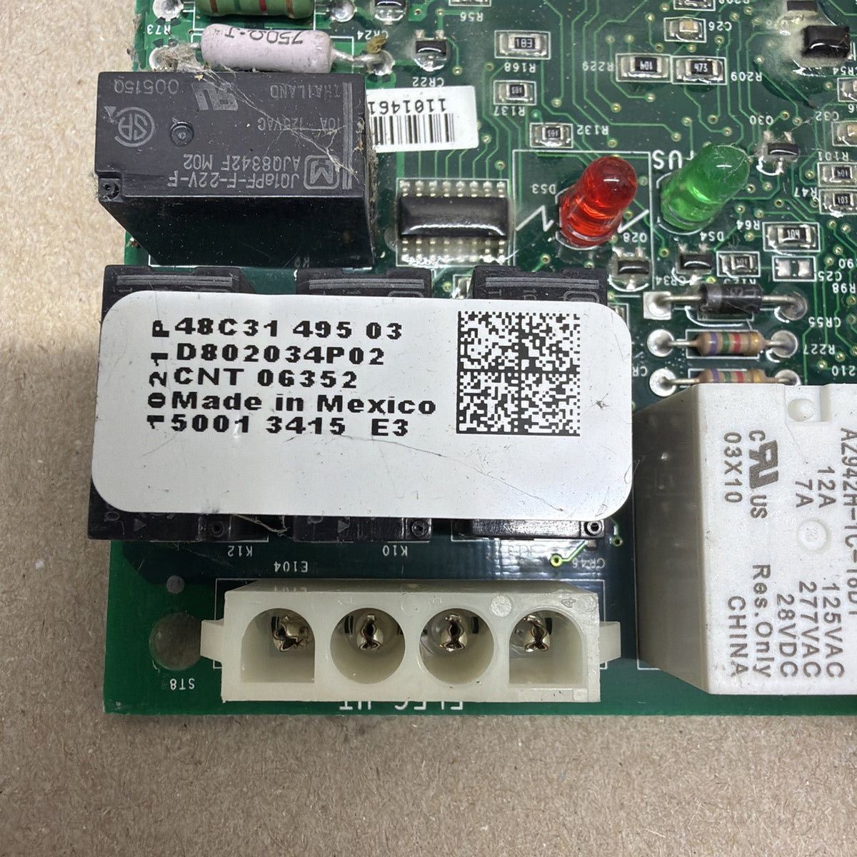 TESTED✅ EMERSON CONTROL BOARD 48C31-495-03 D802034P02 CNT06352 5001 3415