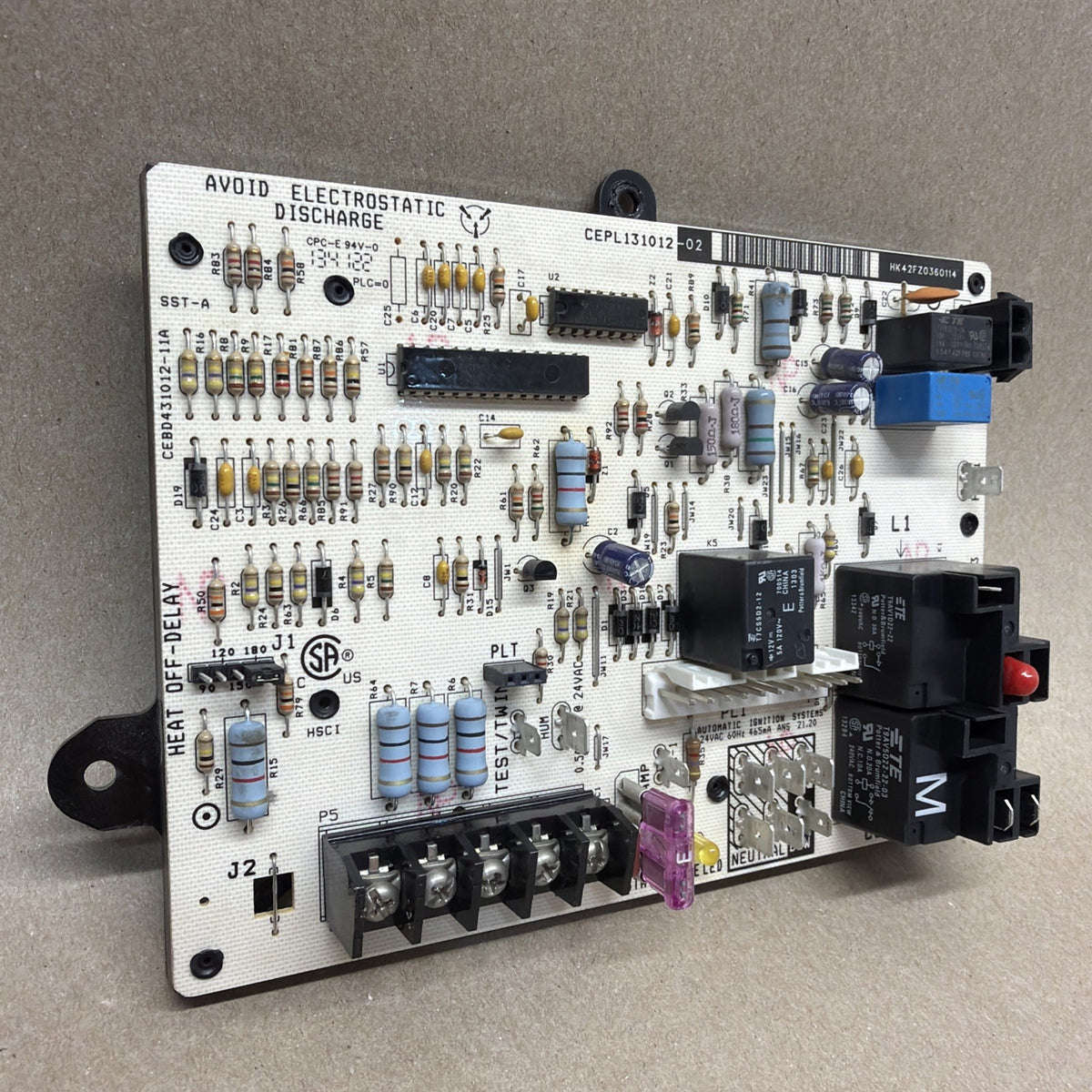 🔥 Furnace Control Circuit Board CEBD431012-11A CEPL131012-02 HK42FZ036 Carrier