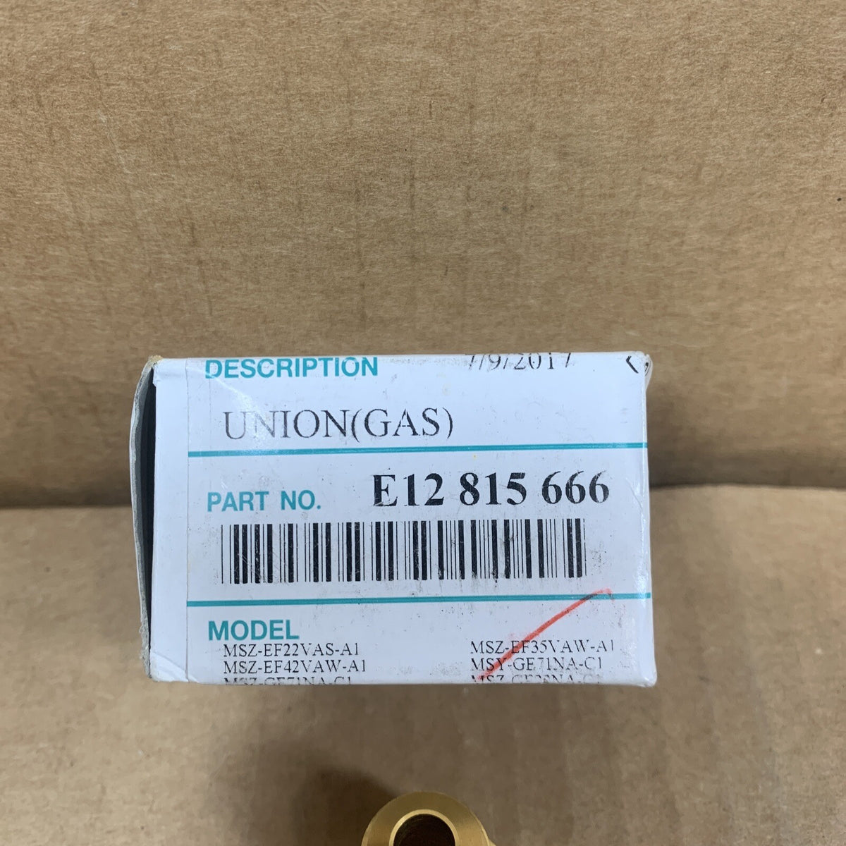 Mitsubishi Electric E22 815 666 Union Liquid; Supersedes: E12 815 666 Ductless