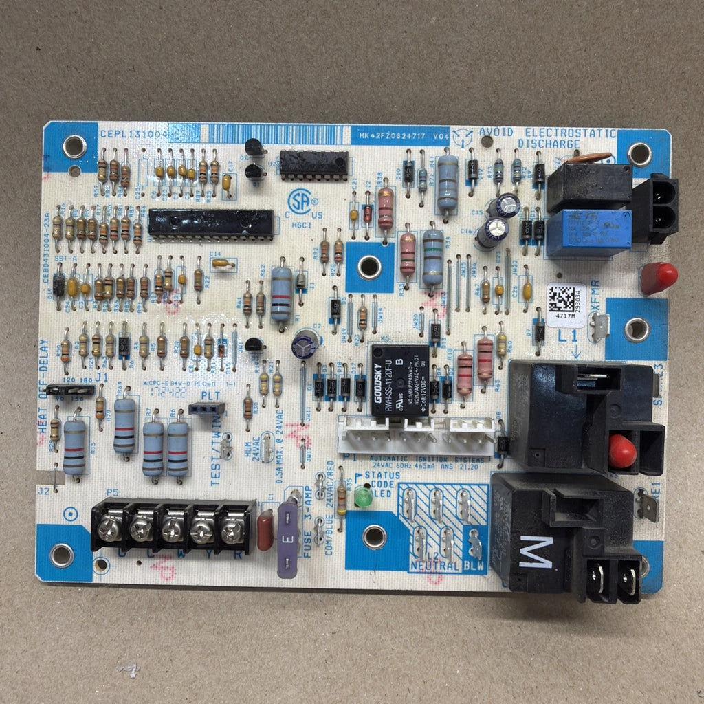 TESTED✅ Carrier HK42FZ062 Furnace Control Board CEPL131004-20 CEBD431004-23A