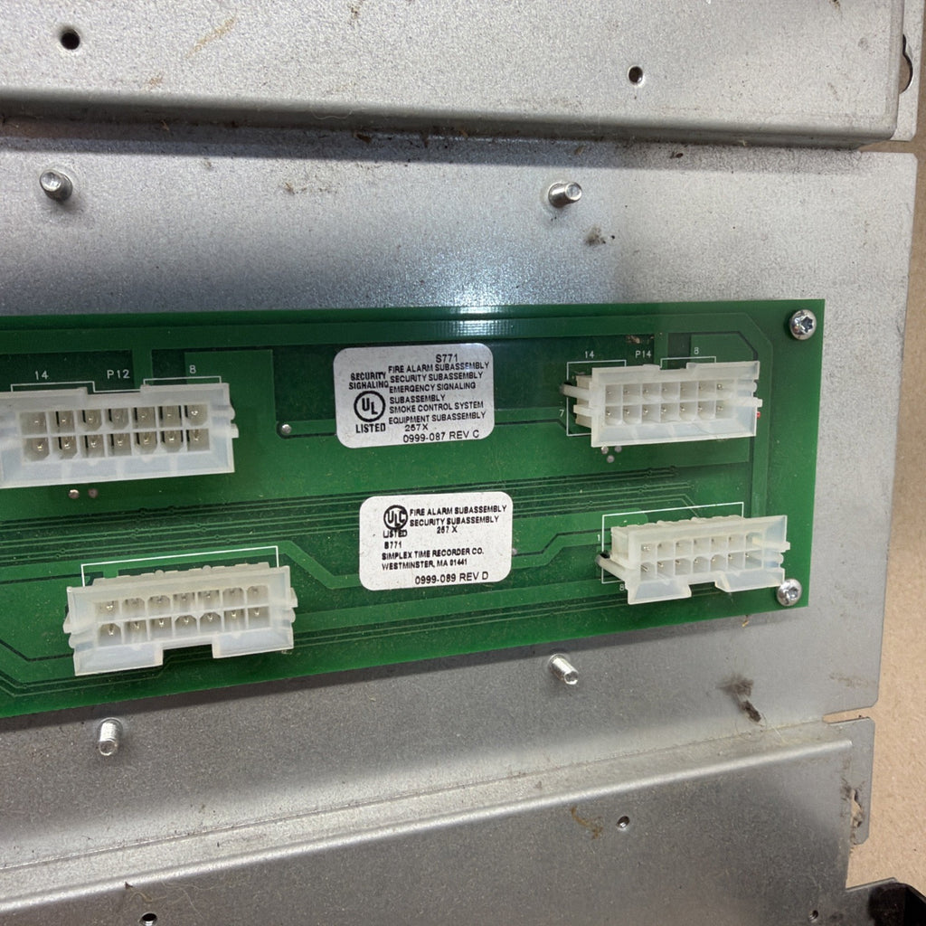 ✅ 4100-2300 SIMPLEX Expansion Bay Base  566-084 Filler Plate 742-839