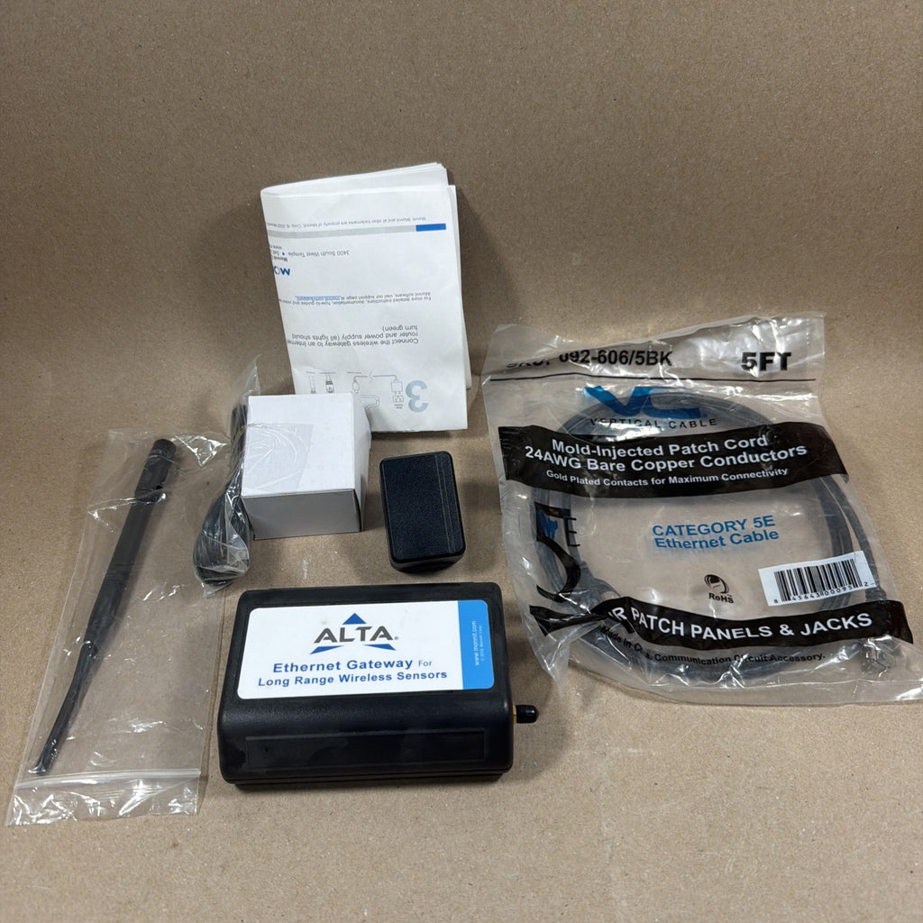 Monnit MNG2-9-EGW-CCE ALTA Ethernet Gateway 4 900MHz Wireless Sensors NEW ✅