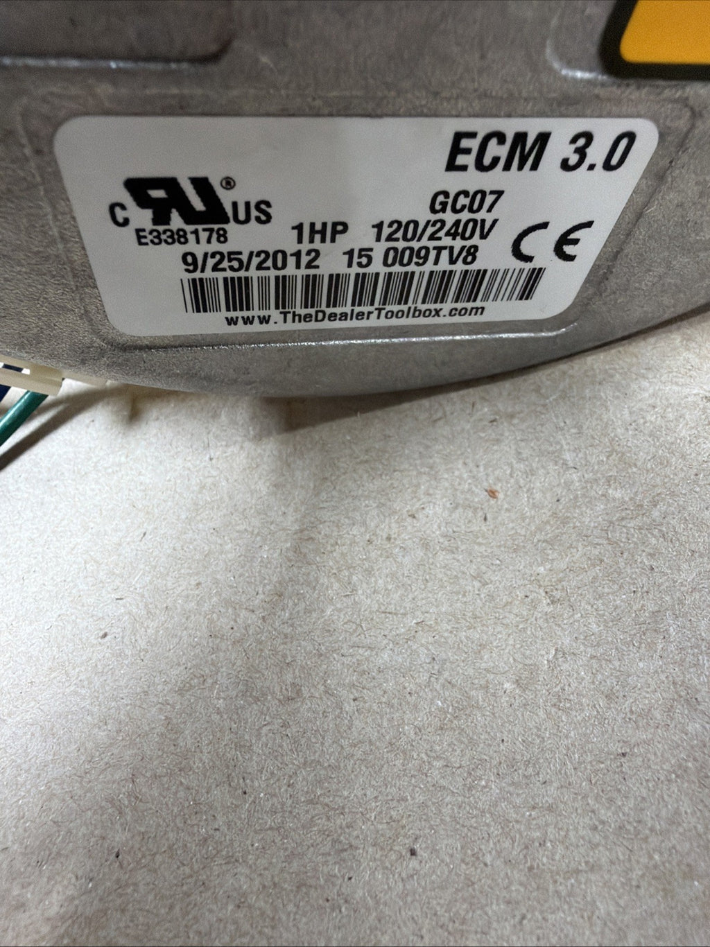 🔥🔥. Genteq ECM 3.0 HD52RE122 Blower Motor 5SME39SXL3046 GC07  1HP (V16)