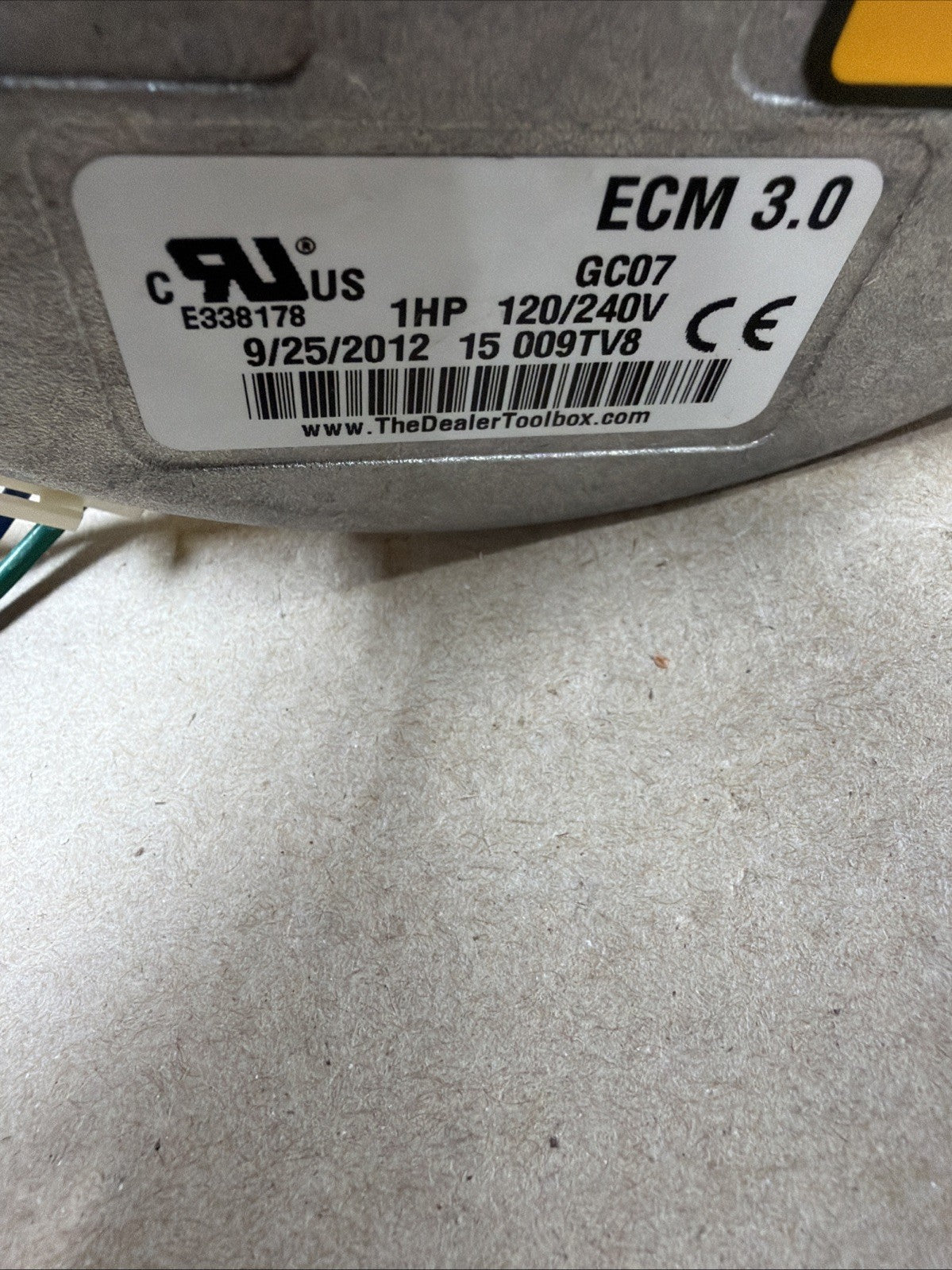 🔥🔥. Genteq ECM 3.0 HD52RE122 Blower Motor 5SME39SXL3046 GC07  1HP (V16)