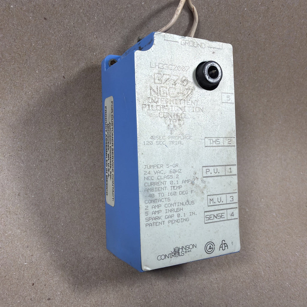 🔥 LH33CZ007 Johnson Controls NGC-7 Intermittent Pilot Ignition Control G770