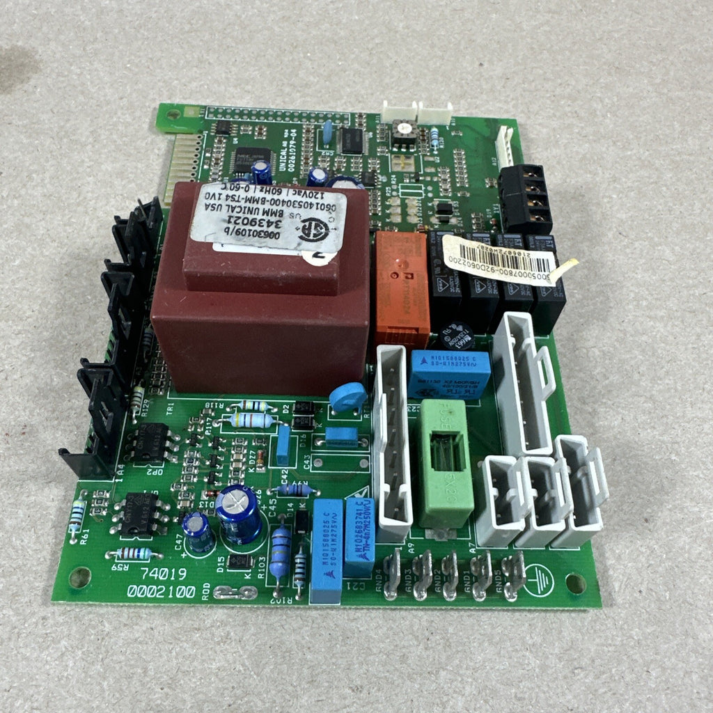 TESTED🔥 Unical AG Spa Control Circuit Board 3439021   00261079-04. 74019. (T70