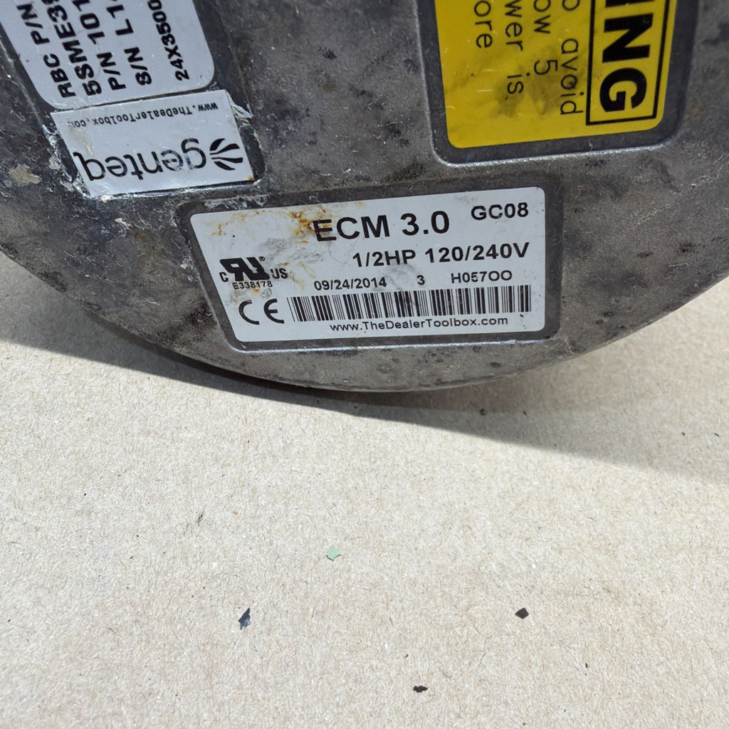 Genteq 5SME39HXL3031 ECM 3.0 Blower Motor 1/2HP 120/240V  101564-01 GC08 ✅