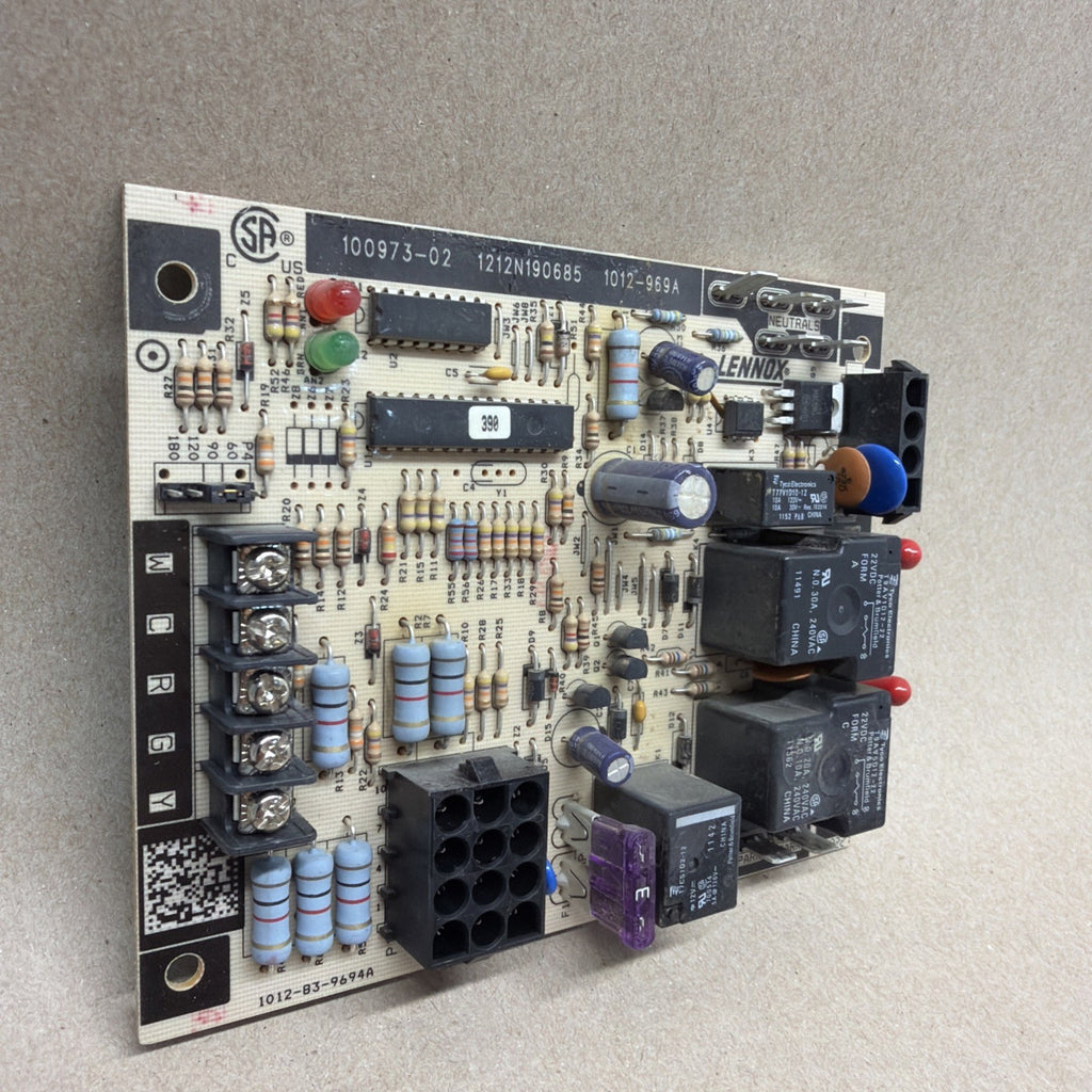 TESTED🔥 Lennox 1012-83-9694A 100973-02 Furnace Control Board 1012-969A