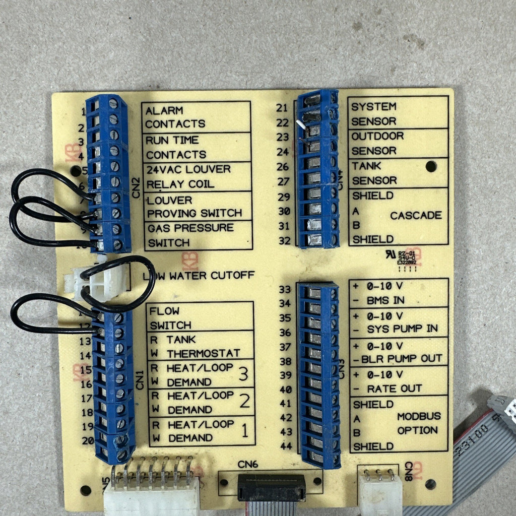 TESTED🔥 Lochinvar RLY20062 , 100167579 LOW VOLTAGE CONNECTION BOARD, (H218)