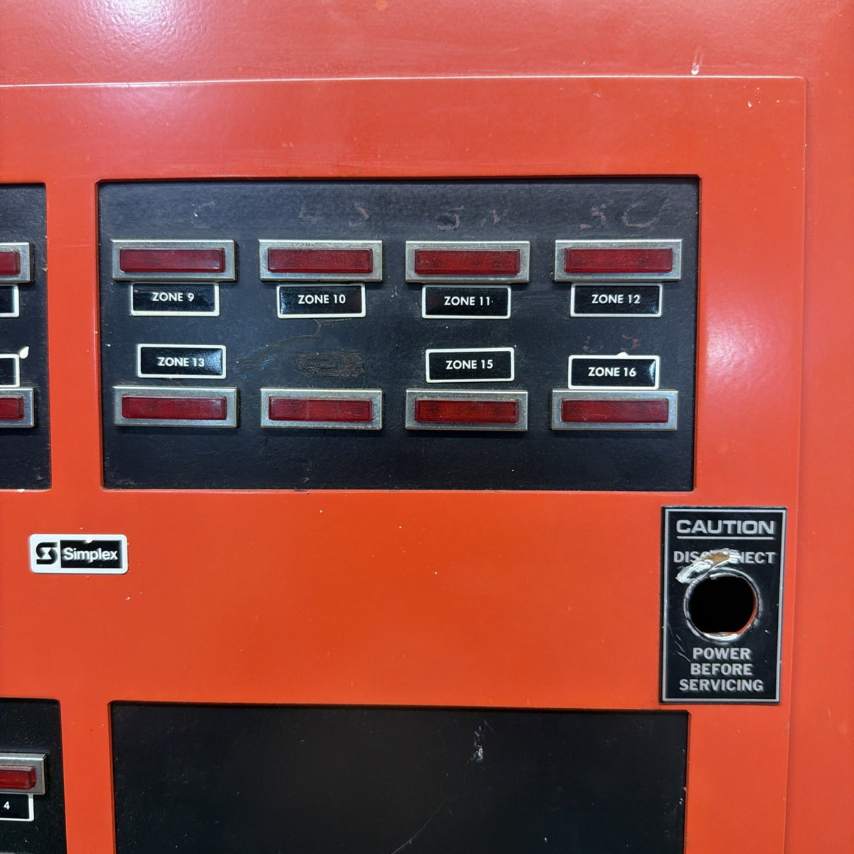 Simplex vintage fire alarm panel 4308    1974 Year