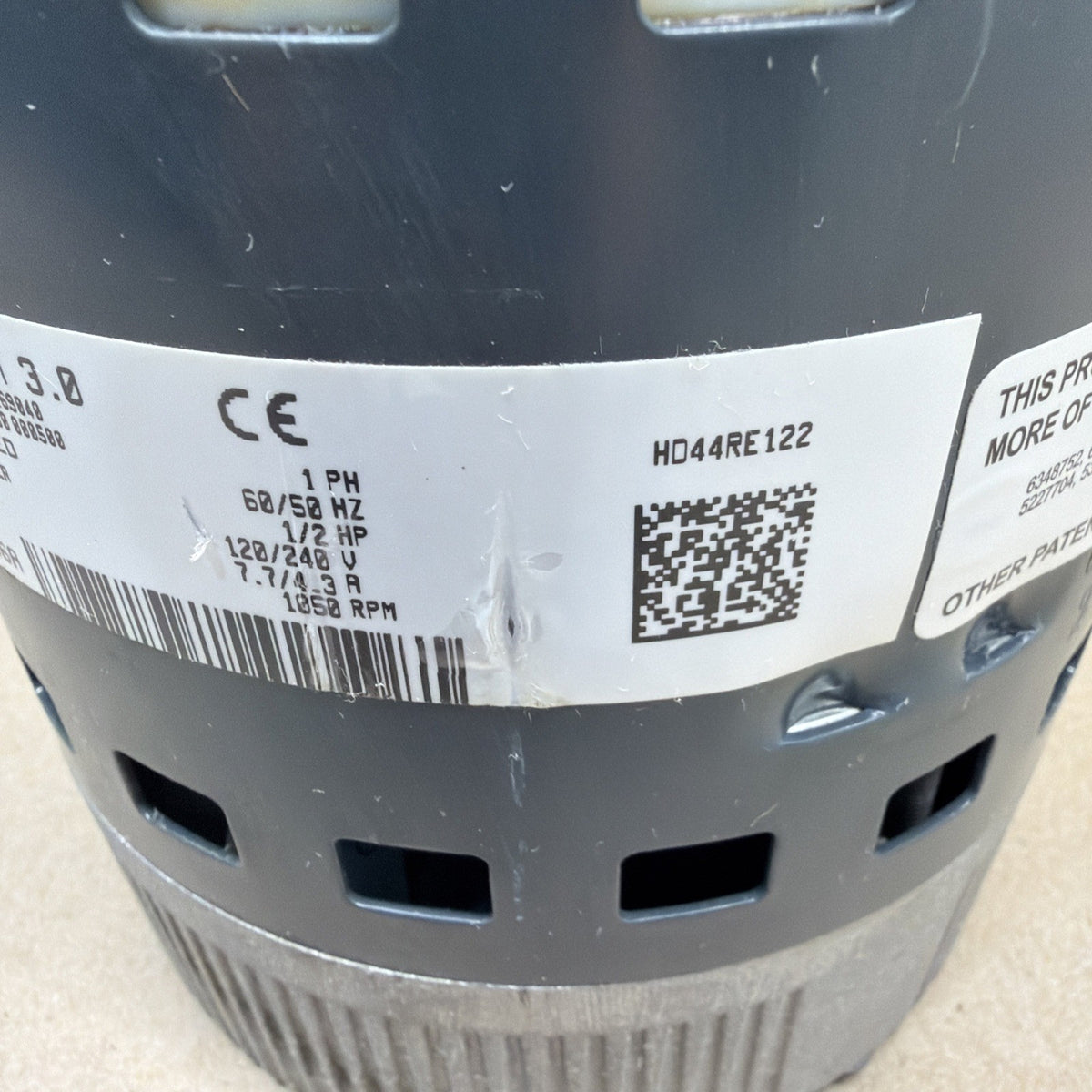 TESTED✅ 5SME39HXL3006A HD44RE122 ECM 3.0 GC08 Genteq Furnace blower motor