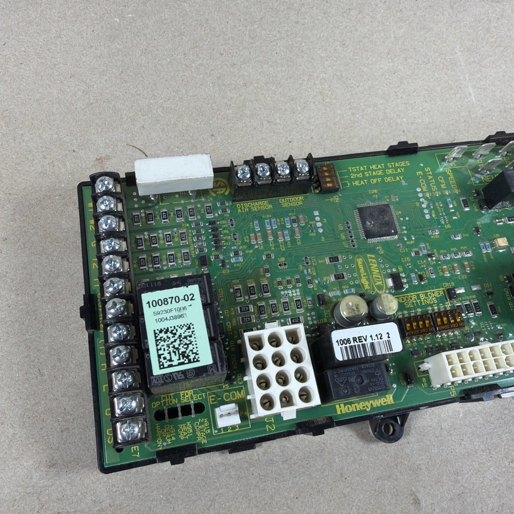 🔥🔥 LENNOX 100870-02 Furnace Control Board Honeywell S9230F1006 SureLight