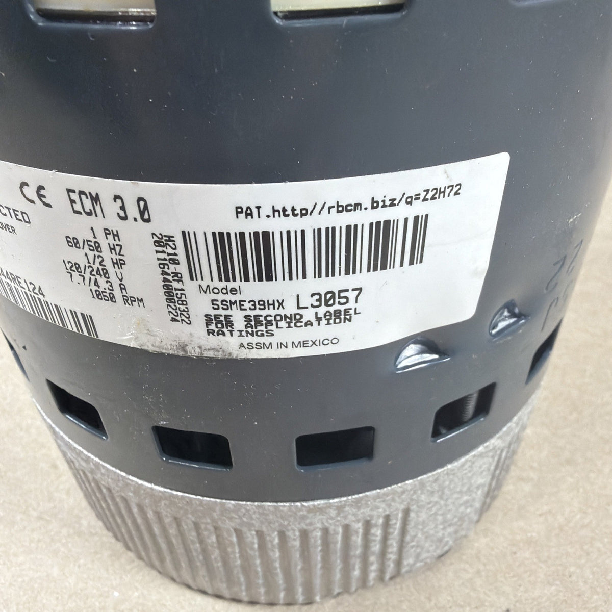 TESTED🔥 5SME39HXL3057 HD44RE124 ECM 3.0 GC08 Carrier Furnace blower motor