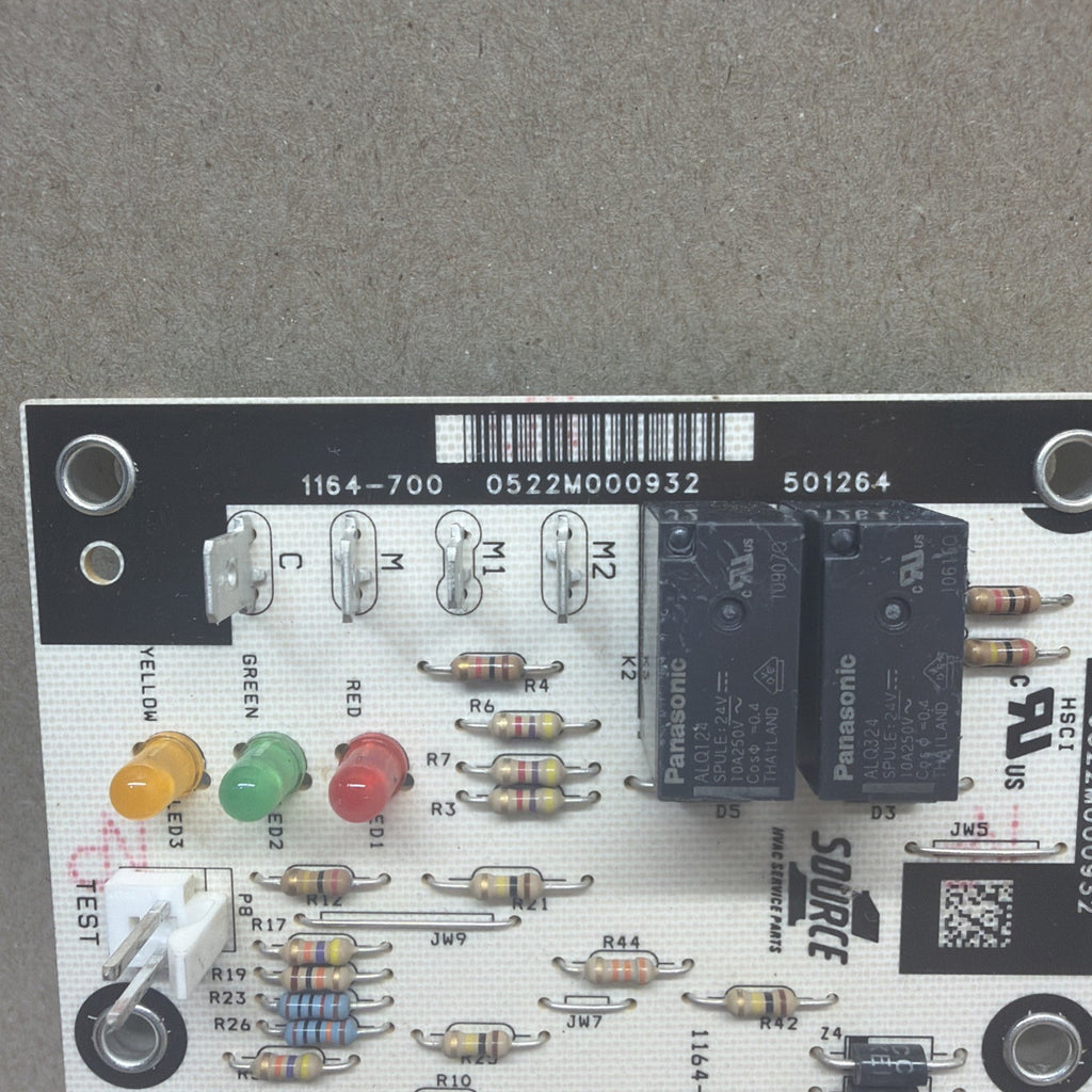 ✅✅. York Coleman 1164-700 Control Circuit Board Source 1 501264   1164-83-7003A