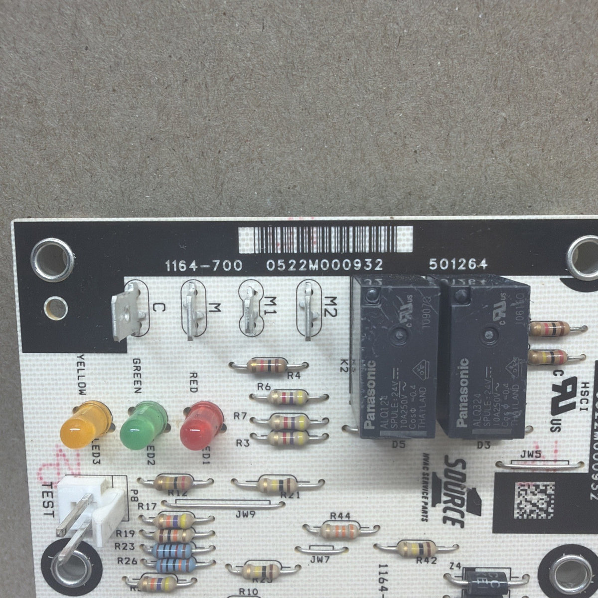 ✅✅. York Coleman 1164-700 Control Circuit Board Source 1 501264   1164-83-7003A
