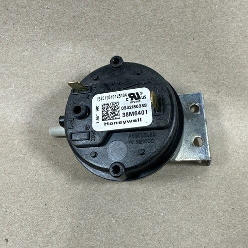 Honeywell 38M6401 Furnace Air Pressure Switch IS20195101L5104 (Bin B)
