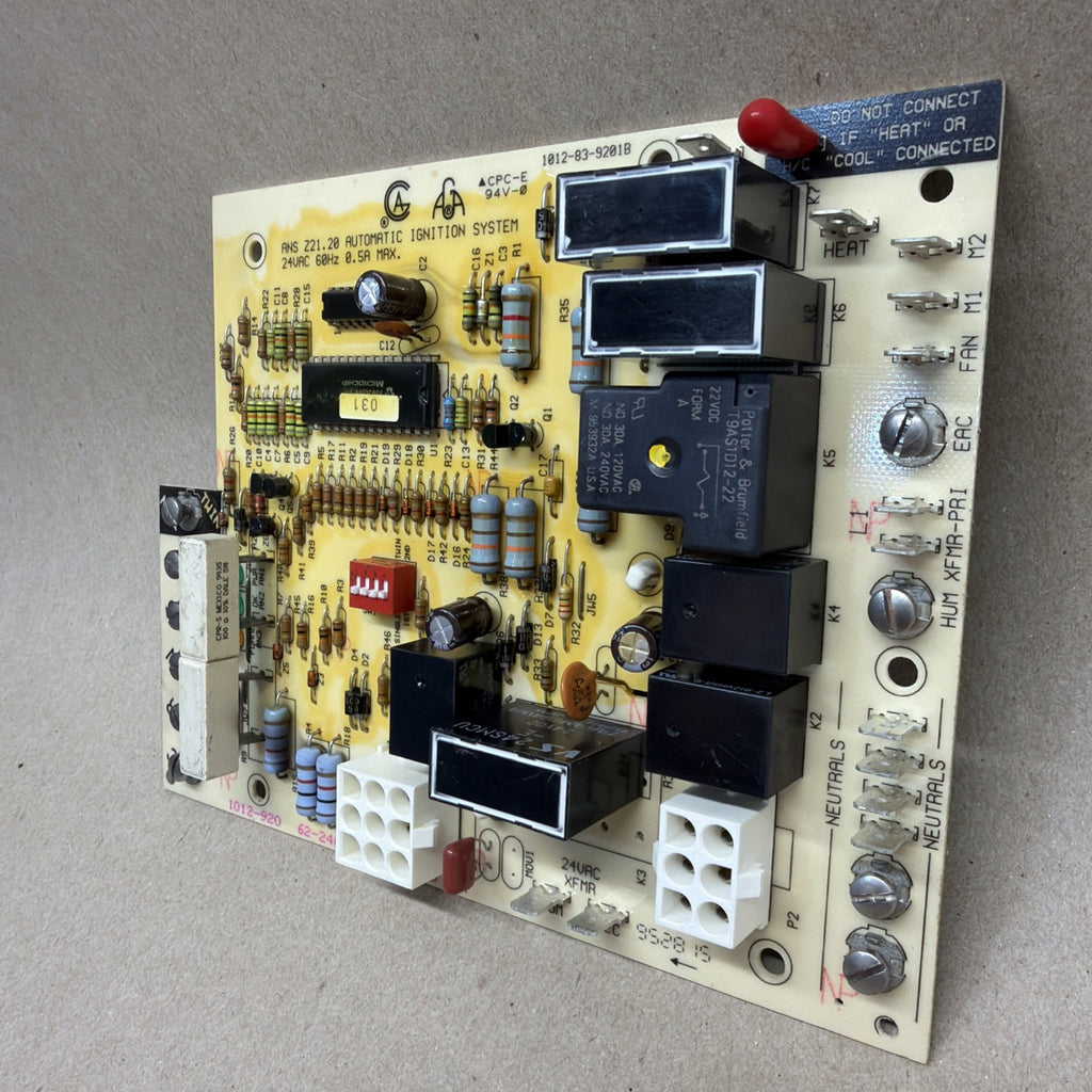 TESTED🔥 Rheem Furnace Control Board 1012-83-9201B 62-24084-01 1012-920