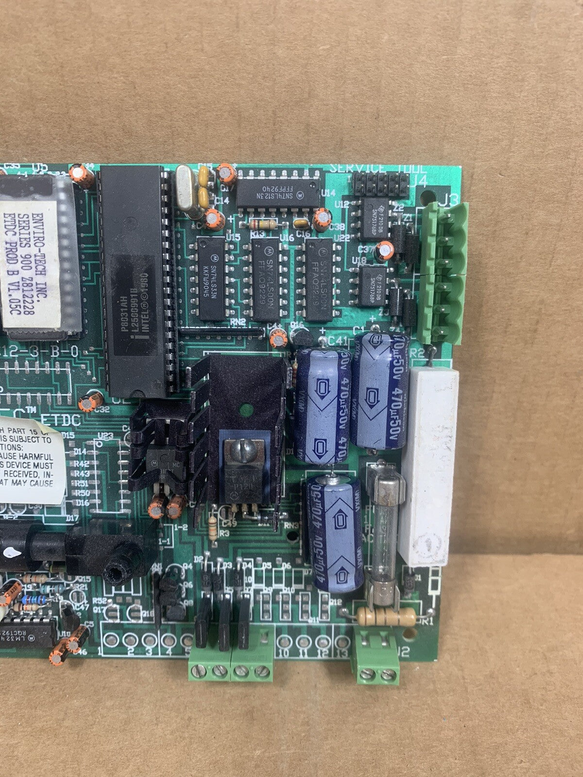TESTED! Enviro-tec PC12-3-B-0 Circuit Control Board 900 Z812228 ET# 9301162 H14