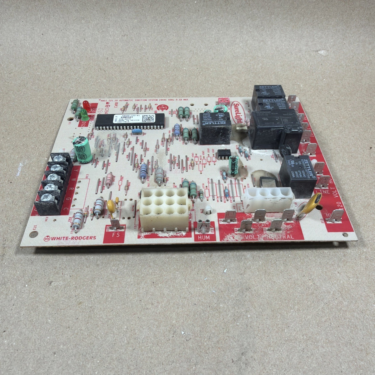TESTED🔥 White-Rodgers 50A66-123-01 Control Board Lennox Surelight 69M1501