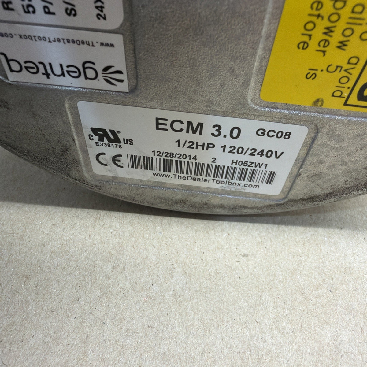 ✅🔥 Genteq 5SME39HXL3031 ECM 3.0 Blower Motor 1/2HP 120/240V  101564-01 GC08