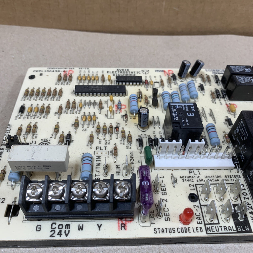 Carrier Bryant CEPL130438-01 Control Circuit HK42FZ013 CEBD430438-08A