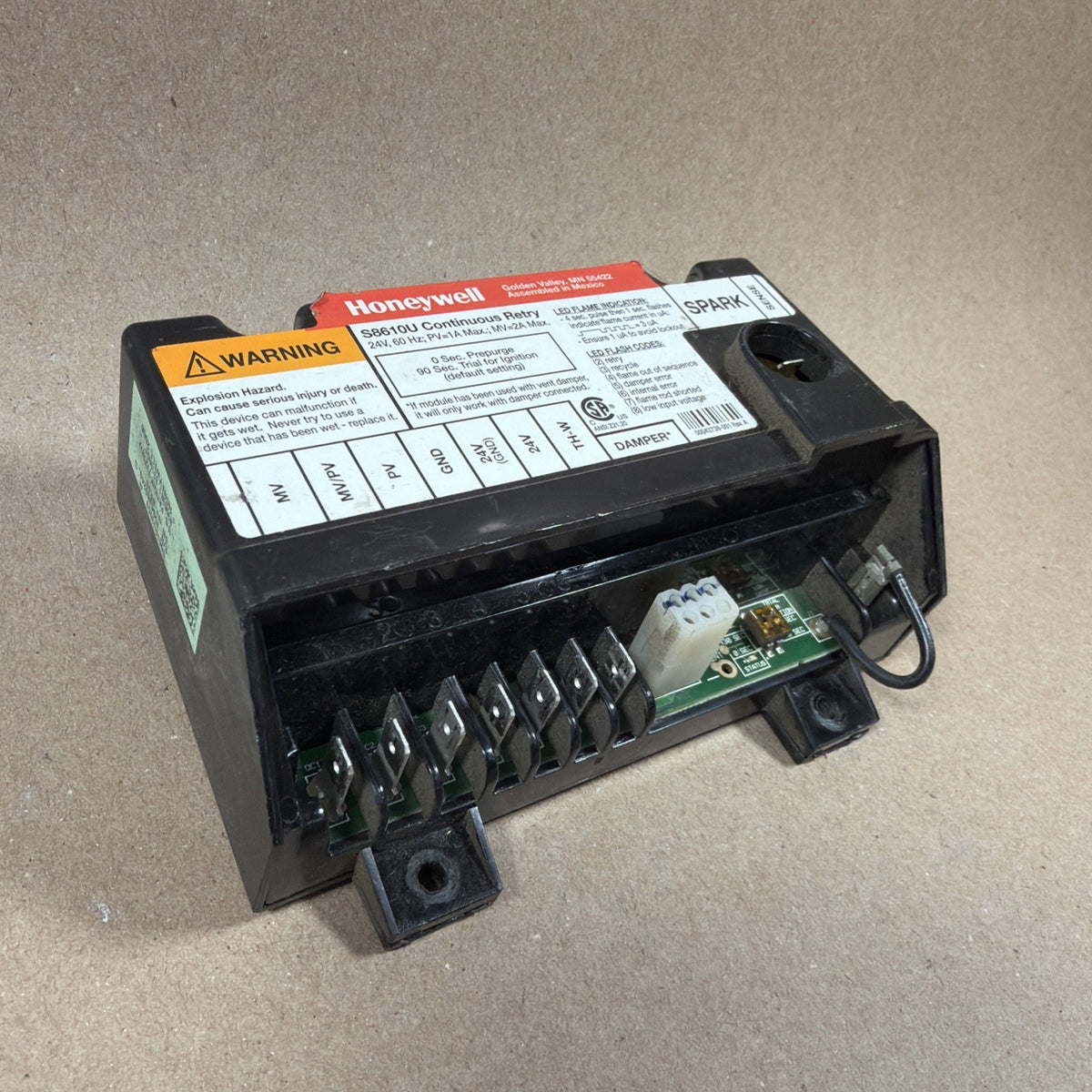 🔥 Honeywell S8610U Universal Intermittent Pilot Ignition Control S8610U3009