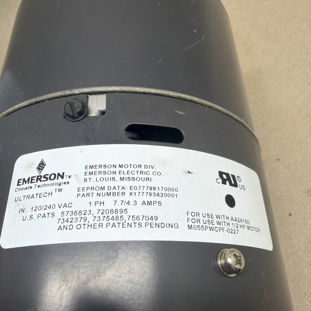 TESTED🔥 Trane ULTRATECH 1/2 HP Blower Motor M055PWCPF-0227 AA24160  120/240V