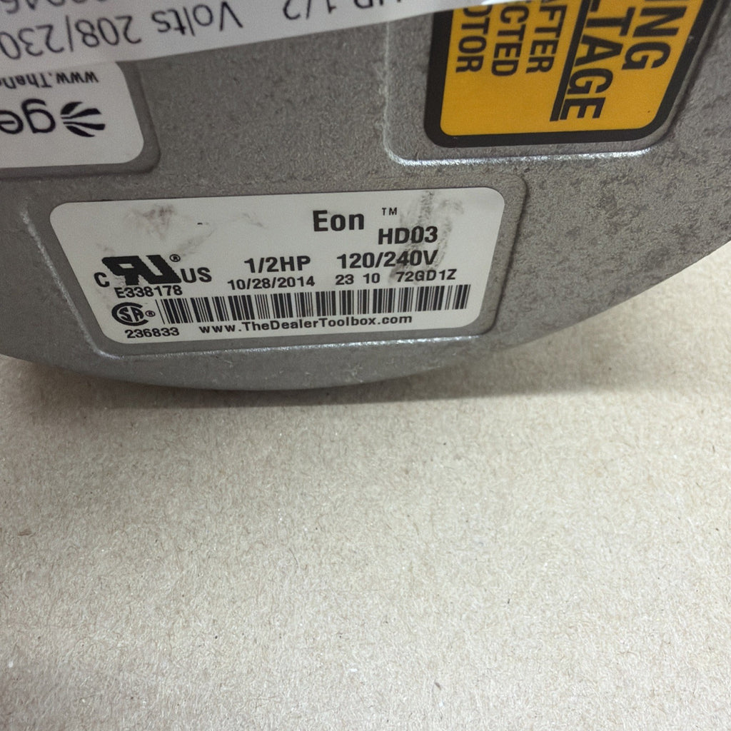 🔥 Genteq Eon 5SME39GLV5001 Programmable Motor 1/2hp 208/230V 988460 HD03