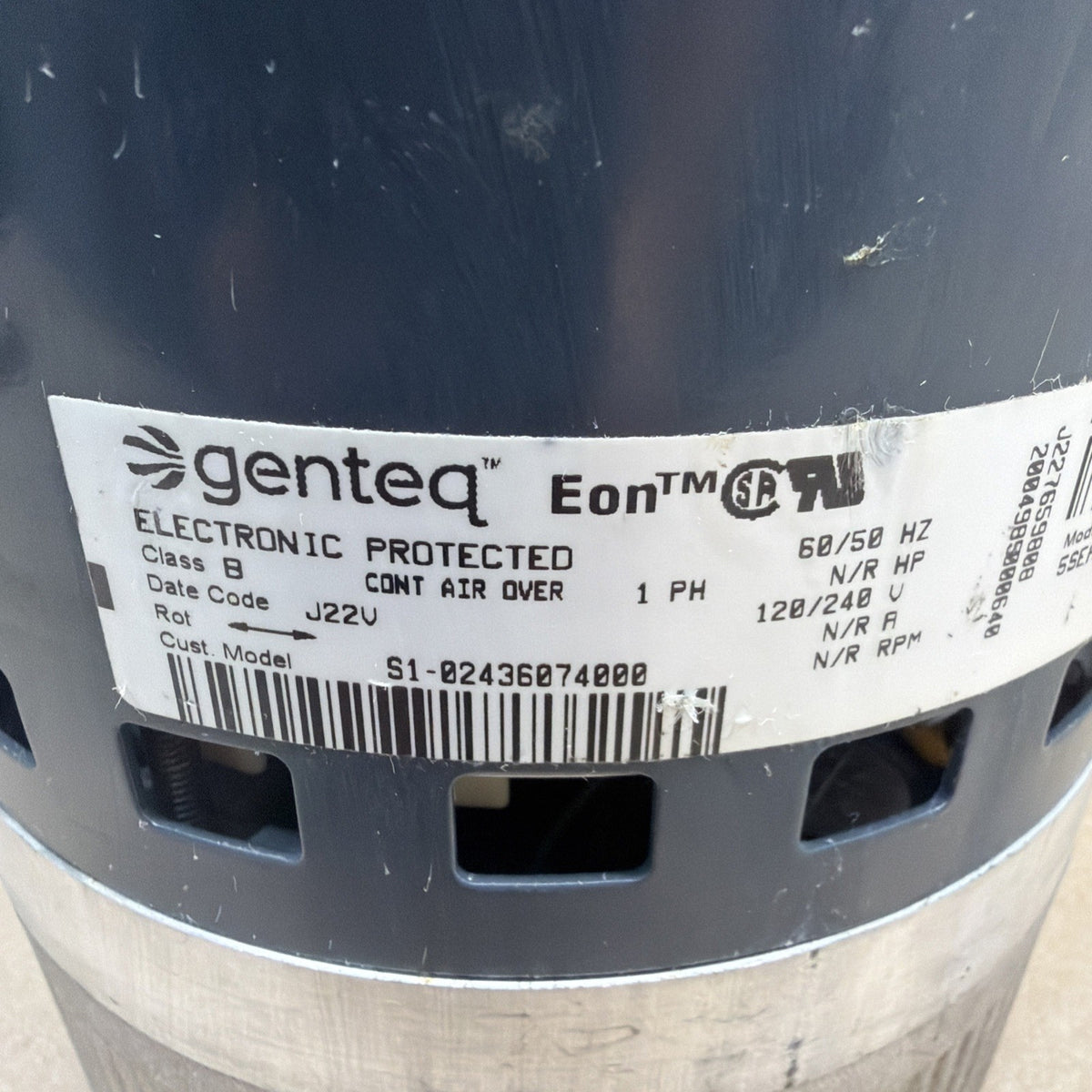 TESTED🔥 Genteq Eon HD02 Module 3/4HP 115V 5SEA39RLV5508 CCW S1-02436074000