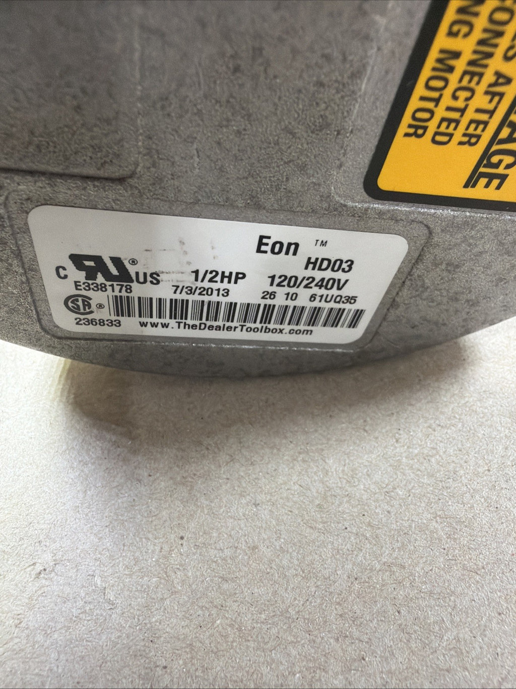 TESTED🔥 Carrier HD44AR122 CCW 120/240V ECM Blower Motor 5SBA39GLV5056 HD03